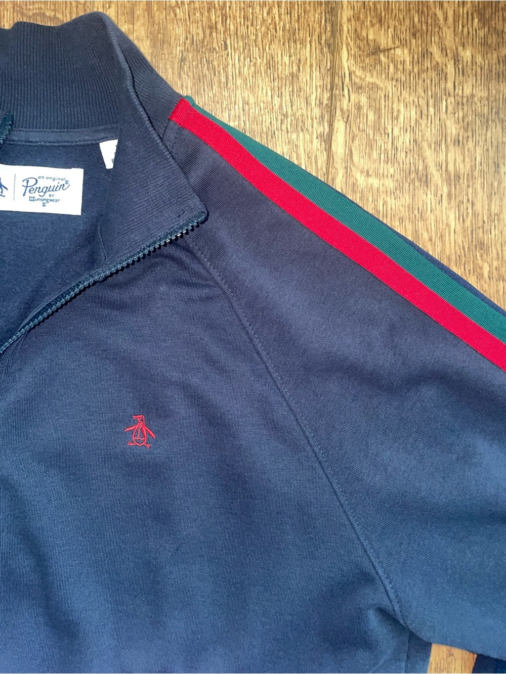 Jogger & jacket Tracking suit & Pants men with green red stripe lounge GG Gucci - Picture 8 of 16